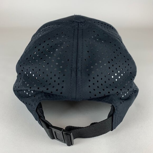 Mammonth Headwear Mens Black Strapback Adjustable Hat - Picture 3 of 5